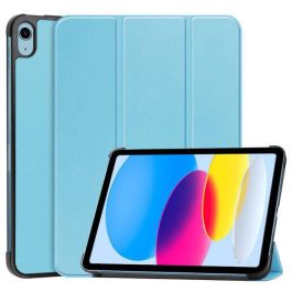 CoreParts Funda Rígida Protectora Tri-Fold para Apple iPad 10ª Gen 10.9 pulgadas (2022) con Función Auto Encendido Azul Cielo