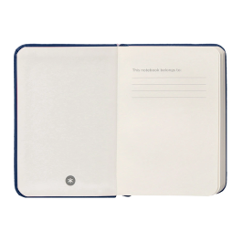 Antartik Cuaderno A7 Tapa Dura Hojas Lisas Azul Marino 80 Hojas 80 gr FSC