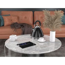 MicroConnect Power Cube with Wireless Charging, 3 Schuko outlets, 2 USB A ports, 1 USB-C port 1,5m cable White MicroConnect Power Cube with Wireless Charging, 3 Schuko outlets, 2 USB A ports, 1 USB-C port 1,5m cable White
