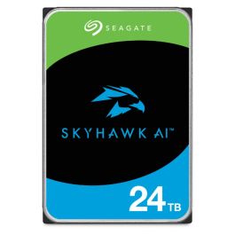 Seagate Disco Duro Interno HDD Skyhawk 24TB 3.5" SATA III 7200 RPM 256MB Optimizado para Vigilancia AI Seagate Disco Duro Interno HDD Skyhawk 24TB 3.5" SATA III 7200 RPM 256MB Optimizado para Vigilancia AI