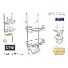 Confortime Colgador Baño 3 Bandejas para Puerta 12.5 cm Ancho x 57.5 cm Alto x 28 cm Largo Precio: 57.49999981. SKU: B1KKHDXCCE