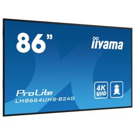 IIYAMA LH8664UHS-B2AG Pantalla 4K 85.6" 3840x2160 IPS 24/7 3xHDMI 2xUSB Wifi