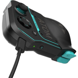Turtle Beach Controlador de Juegos para Móvil Android Atom Bluetooth Negro/Cian