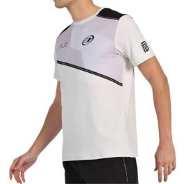 Camiseta de Manga Corta Hombre Bullpadel Dinneno 25V Gris claro Pádel 42