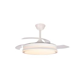 Ventilador de Techo CristalRecord SUPERECO RETRAC 45W MD Transparente