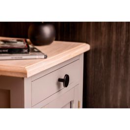 Rei 774 Blister con 2 pomos redondos para mueble en zamak acabado negro mate Ø35mm