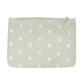 Bolso Escolar Portatodo Safta Grande 2 Cremallera Reciclado Y Repelente Agua Miffy Niebla 160x230x30 mm