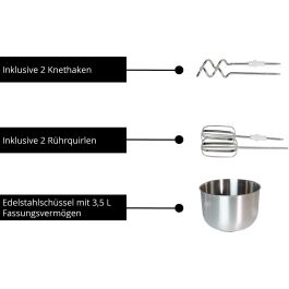 78720 Handmixer mit Rührschssel Hannah