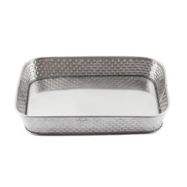 TABLECRAFT - GPSS90/6 - Pack de 6 unidades - Bandeja rectangular. Textura de ladrillos 1,5 L - 25 x 17 x 4,5 cm - Acero inoxidable Precio: 77.50000027. SKU: B1GJEG34L4