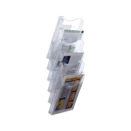 Expositor Mural Archivo 2000 De Pared 6 Bandejas Din A4 Transparente 155x239x665 mm Separadores Moviles Ajustables Precio: 49.95000032. SKU: B12SGGVFSA