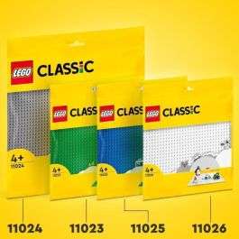 LEGO 11024 Placa Base Gris 48x48 Classic para Construir, Ensamblar y Exhibir