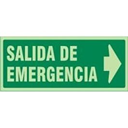 DUVER 1021 Señal Salida de Emergencia Derecha Letra Plástico Luminiscente 297x148 mm Precio: 9.78999989. SKU: B1EAJBJY5H