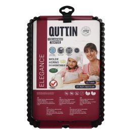 Molde para horno desmontable Quttin 31.5 x 21.5 x 3.5 cm (6 Unidades) Molde para horno desmontable Quttin 31.5 x 21.5 x 3.5 cm (6 Unidades)