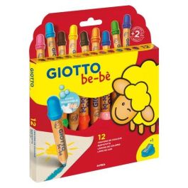 Giotto Lápices de Colores Super Be-Bè, Mina 7mm, Madera de Cedro, Caja 12 Colores Surtidos + Sacapuntas, Seguros para Niños Precio: 14.49999991. SKU: B14377QZCW