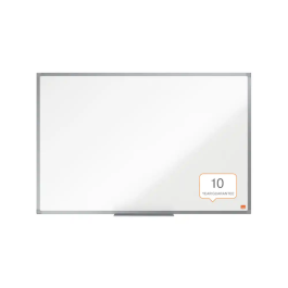 Pizarra Blanca Melamina Nobo Essence Marco Aluminio 90X60 Cm