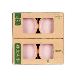 Set 4 Cazuelas Barro 16 Cm Color Rosa La Dehesa (6 Unidades) Set 4 Cazuelas Barro 16 Cm Color Rosa La Dehesa (6 Unidades)