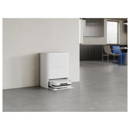 ECOVACS DEEBOT X5 OMNI Robot Aspirador con Estación de Vaciado Autónomo y Fregado, Sin Bolsa, Blanco, Forma D, 3.5L, Navegación Láser, 6400 mAh