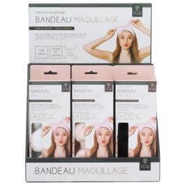 Cosmetic Club Banda De Maquillaje Con Lazo Para Mantener El Rostro Despejado Talla Única