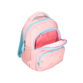 Liderpapel Mochila Escolar Multibolsillo Infantil Rosa Rainbows 350x110x270 mm