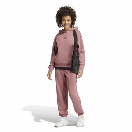 Pantalón Largo Deportivo Adidas All Szn French Terry Loose Rosa Mujer