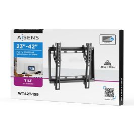 AISENS - SOPORTE ECO INCLINABLE PARA MONITOR/TV 35KG DE 23-42, NEGRO