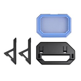Thermaltake AC-076-ONFNAN-A1 Kit de conversión de torre a rack para carcasa de PC Midi Tower Negro y Azul
