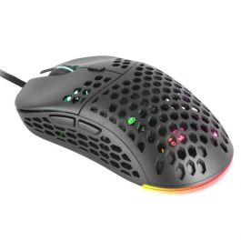 Mars Gaming MM55 Ratón Gaming 55g Ultraligero 12800 DPI Switches Huano Cable Paracord RGB Mars Gaming MM55 Ratón Gaming 55g Ultraligero 12800 DPI Switches Huano Cable Paracord RGB