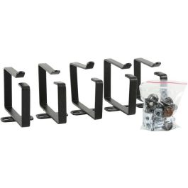 Lanview Juego de Ganchos Organizadores de Cables de Aluminio 88x60 mm, 5 unidades, para armarios 1U 2U 19 pulgadas, Negro RAL 9005 Precio: 15.79000027. SKU: B123XTYGPA