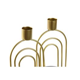 DKD Home Decor Candelabro Moderno Dorado Blanco Metal Cemento 8 x 16 x 8 cm (12 Unidades) Precio: 47.49999958. SKU: B1HJN82V9N