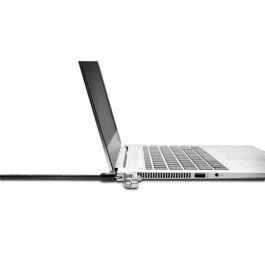 Kensington Candado de Combinación NanoSaver Delgado para Portátiles y Monitores, Seguridad Sin Llave, Cable de 1.8m, Negro