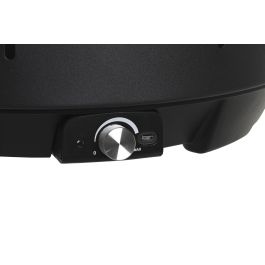 DKD Home Decor Barbacoa Negro Plateado Acero y PVC 34.5 x 25 x 34.5 cm