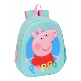 Mochila Escolar Peppa Pig Turquesa Precio: 8.88999947. SKU: S4307599