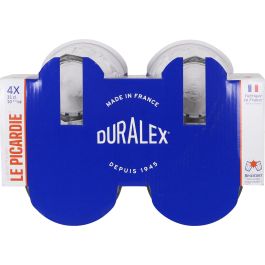 Duralex Set 4 Vasos Transparentes 310 cc Colección Picardie (12 Cajas)