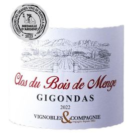 Clos du Bois de Menge 2022 Gigondas - Vino tinto del Valle del Ródano Clos du Bois de Menge 2022 Gigondas - Vino tinto del Valle del Ródano