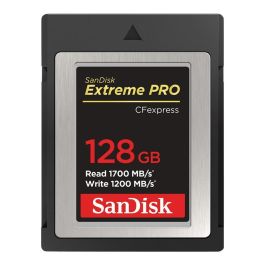 Sandisk Tarjeta Memoria Extreme Pro CFexpress 128 GB - Lectura 1700 MB/s, Escritura 1200 MB/s para 4K RAW