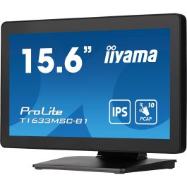 iiyama T1633MSC-B1 - Monitor Táctil 39.5cm (15.6") M-Touch 16:9 con HDMI, DisplayPort y USB