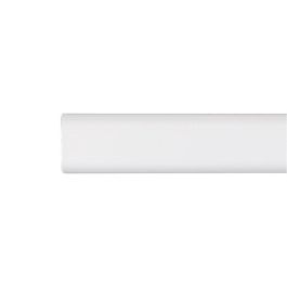 Barra armario ovalada metal blanco 150cm cintacor - storplanet