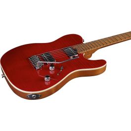 EKO Tero 800 Musa Guitarra Eléctrica 6 cuerdas Rojo Flamed Maple Telecaster Pastillas Marsbucker Tremolo EKO