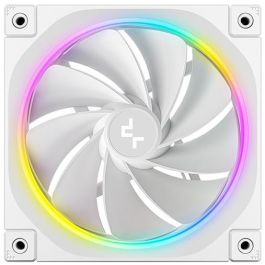 DeepCool FL12R WH-3 IN 1 Ventilador 120mm Triple-Pack Blanco para PC, Compatible PWM, Rodamiento FDB, Iluminación LED