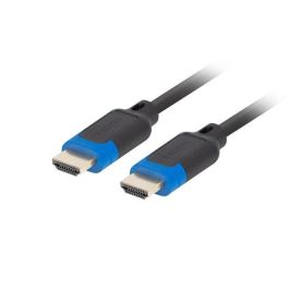 Lanberg CA-HDMI-30CC-0030-BK Cable HDMI de Alta Velocidad 2.1, 3 metros, Tipo A Macho-Macho, 48 Gbit/s, ARC, Contactos Chapados en Oro, Color Negro Lanberg CA-HDMI-30CC-0030-BK Cable HDMI de Alta Velocidad 2.1, 3 metros, Tipo A Macho-Macho, 48 Gbit/s, ARC, Contactos Chapados en Oro, Color Negro
