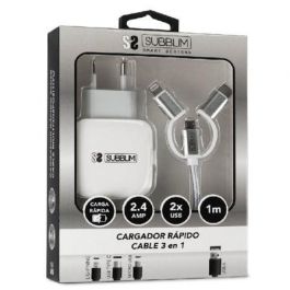 Cargador de Pared Subblim SUB-CHG-1ZWC01 12 W Cargador de Pared Subblim SUB-CHG-1ZWC01 12 W