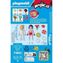 Playmobil 71865 Miraculous: Ladybug y Cat Noir Sueño Boda - Set de Figuras con Ramo, Anillos y Accesorios, Edad +4 años