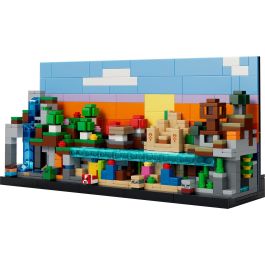 LEGO Minibiomas 21589 Minecraft con 797 piezas, set de construcción para fans del juego