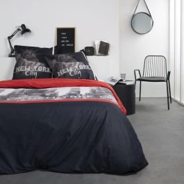 TODAY Juego de cama de algodón para 2 personas - 220x240 cm - Clem Red Print Precio: 39.58999968. SKU: S7109699