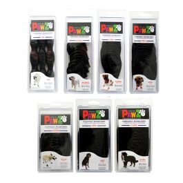 Pawz Botas Para Perro Negro Tiny Talla Tiny 12 Botas