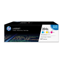 HP Toner Laser 304A Pack 3 Cartuchos Tricolor CC531A CC532A CC533A Precio: 385.88999955. SKU: B1HN7H6B8S
