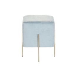 Reposapies Glam DKD Home Decor Azul Celeste Dorado 34 x 40 x 34 cm Reposapies Glam DKD Home Decor Azul Celeste Dorado 34 x 40 x 34 cm