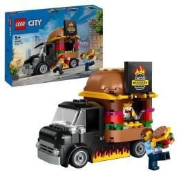 Lego Juego de Construcción Camión Hamburguesería City, Set para Niños y Niñas a partir de 5 Años, Juguete Modelo Armable Educativo