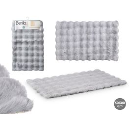 Alfombra de Baño Gris Berilo 80x50 cm - Antideslizante (12 Unidades) Precio: 68.4999997. SKU: B155FDB4JP