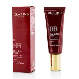 Clarins Bb Skin Detox Fluid Spf25 Tono 01 - Fluido Embellecedor Hidratante que Equilibra e Ilumina la Piel